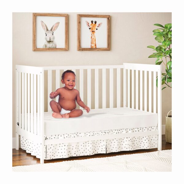 Boobeyeh tencel crib mattress cover - waterproof, breathable, for infants - Image 3