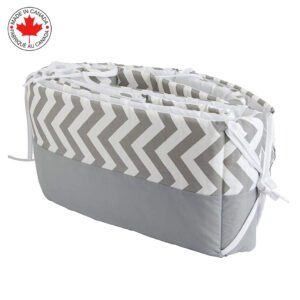Boobeyeh nursery crib bedding set for boys and girls - 7-piece cozy set