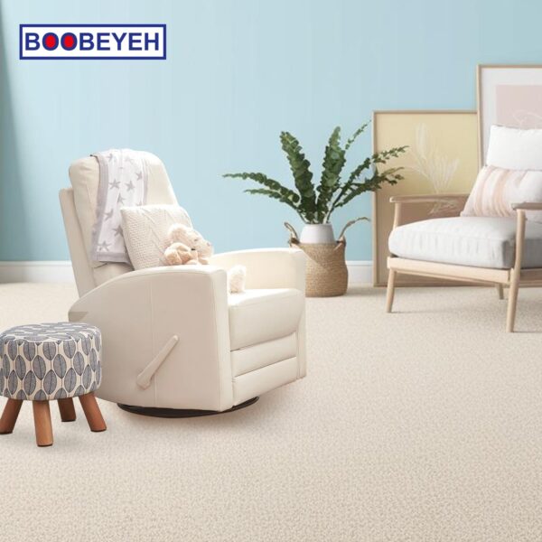 Boobeyeh luxglide 101 rocking chair - white leather - Image 3