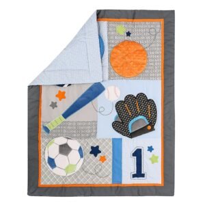 5-Piece sports themed bedding set boobeyeh