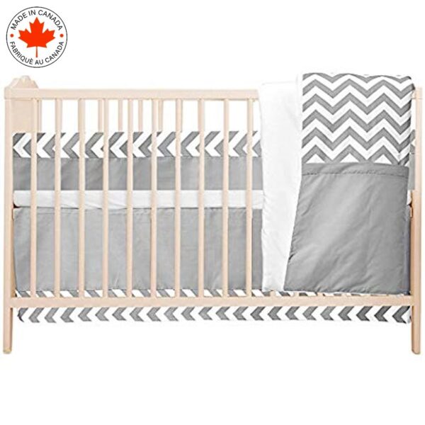 Boobeyeh nursery crib bedding set for boys and girls - 7-piece cozy set - Image 11