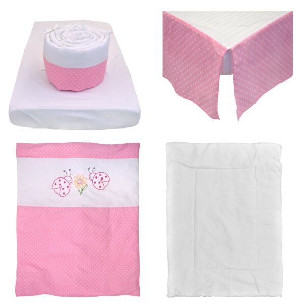 Bebelelo Nursery Crib Bedding Set for Boys and Girls - Baby Bedding 5 Pieces Set - Image 2