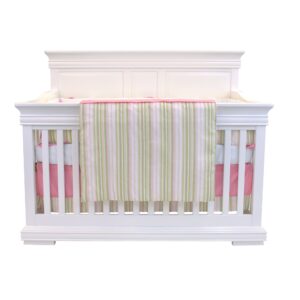 Boobeyeh 5-piece baby bedding set - pink butterfly design for a charming nursery