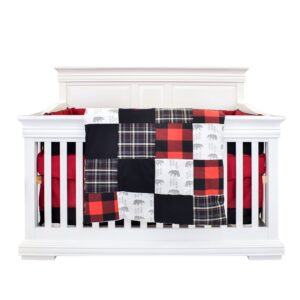 Bebelelo Nursery Crib Bedding Set for Boys and Girls - Baby Bedding 5 Pieces Set