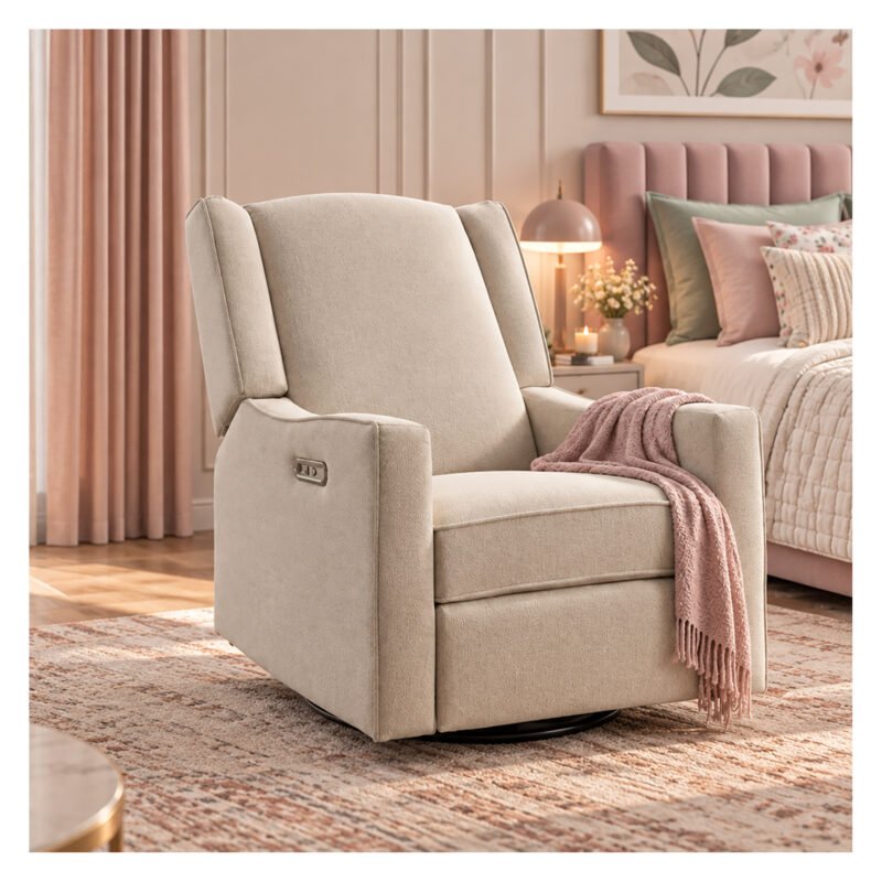 Electric nursery glider chair luxglide 106-beige
