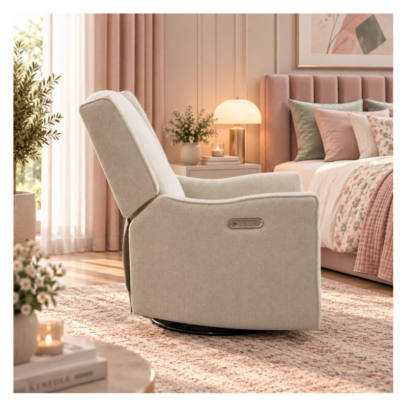 Electric nursery glider chair luxglide 106-beige