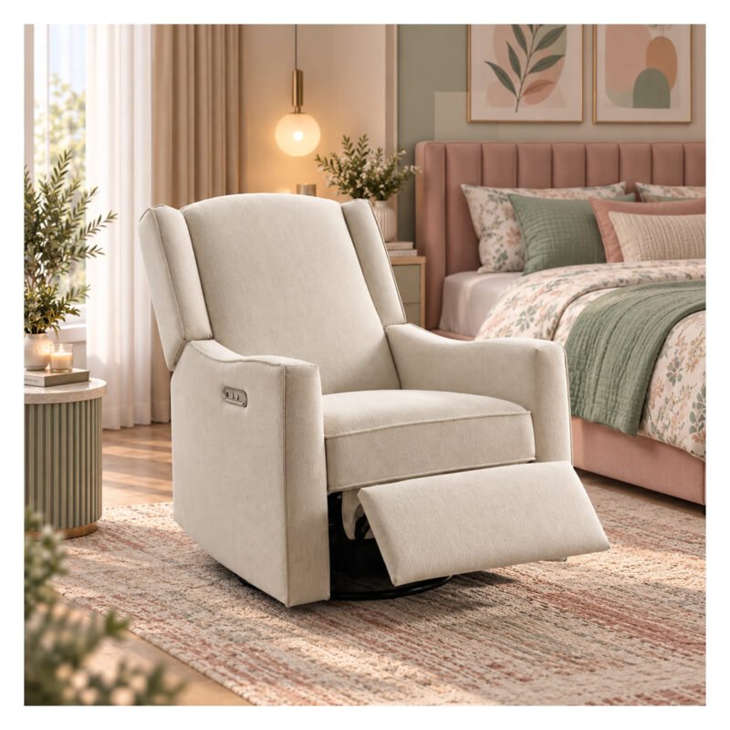 Electric nursery glider chair luxglide 106-beige