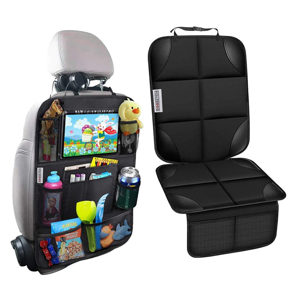 Boobeyeh seat protector & organizer - car storage & protection