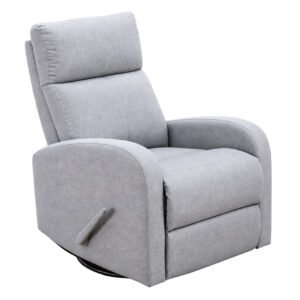 Boobeyeh luxglide 103 rocking chair - light gray fabric, comfort