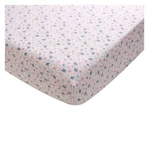 Boobeyehcotton4-piececribset22 Boobeyeh cotton pink butterfly 4-piece crib set