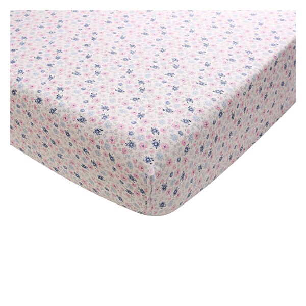 Boobeyeh cotton pink butterfly 4-piece crib set - Image 8