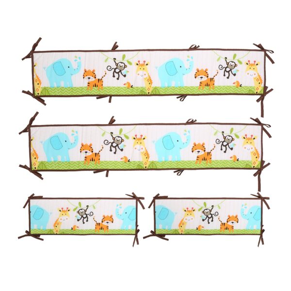 Boobeyeh jungle adventure 4-piece crib bedding set, tigre - Image 6