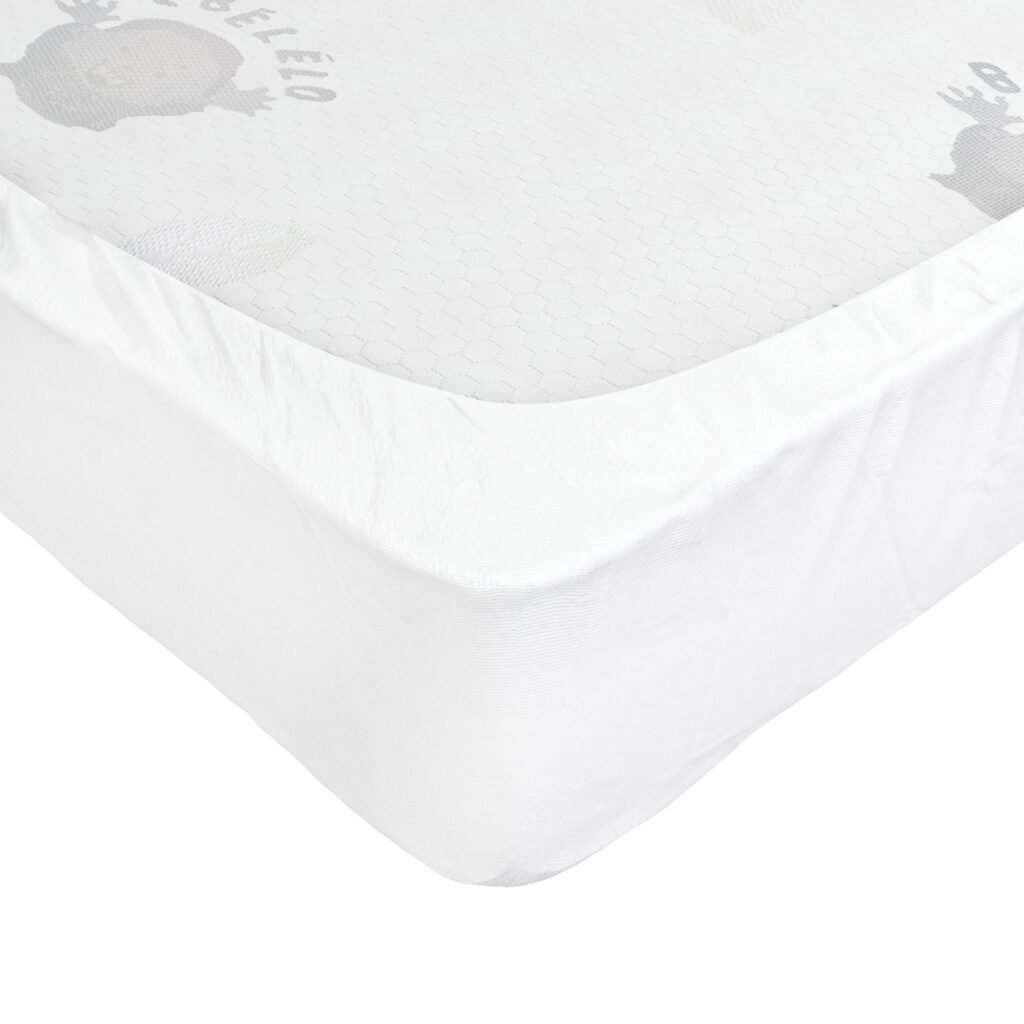 Boobeyeh tencel crib mattress cover - waterproof, breathable, for infants