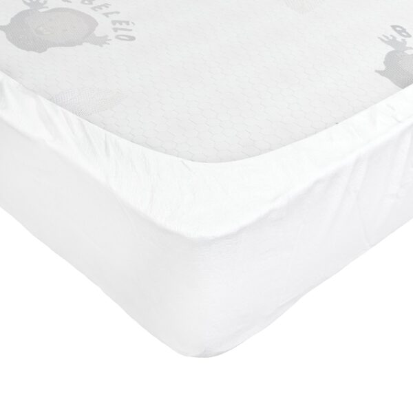 Boobeyeh tencel crib mattress cover - waterproof, breathable, for infants - Image 4