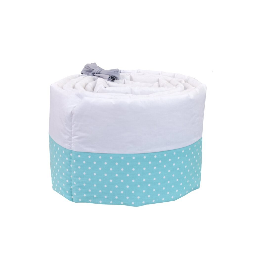 Boobeyeh 7-piece elephant polka dot baby bedding set - cozy nursery essentials