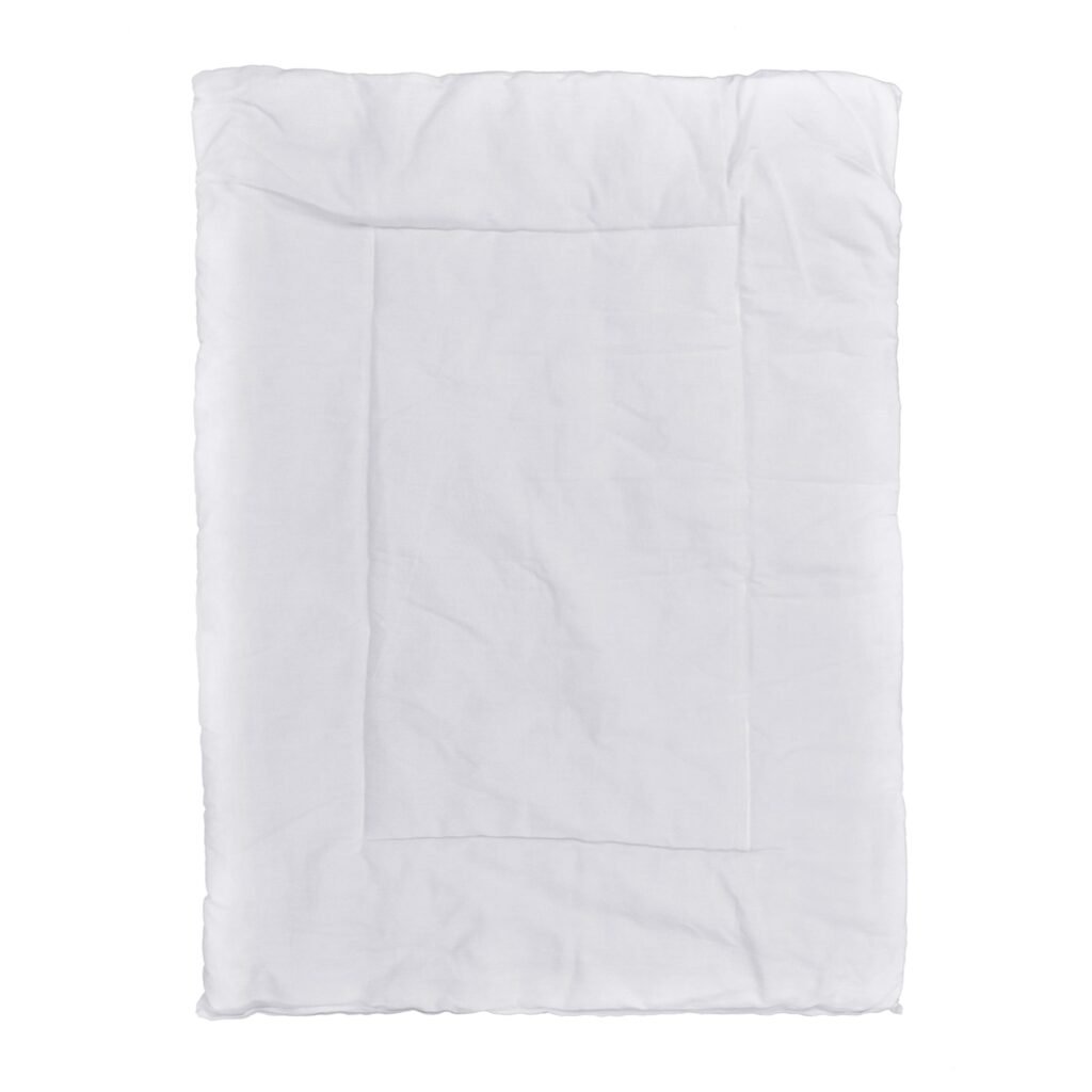 Arrow white and blue baby boy bedding set - cozy nursery essentials