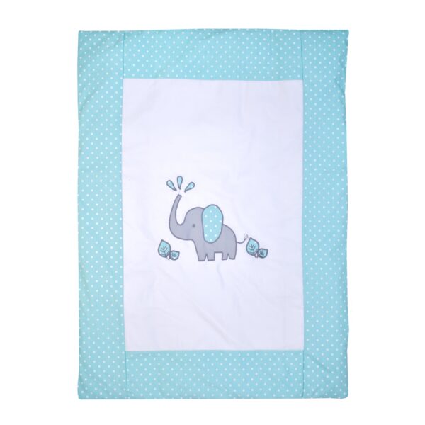 Boobeyeh 7-piece elephant polka dot baby bedding set - cozy nursery essentials - Image 11