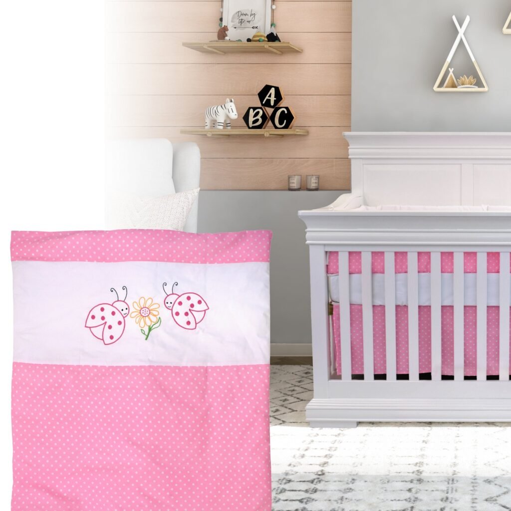CoverShot_552ad291-b02f-4367-9e37-fd928be7ce5c Bebelelo Nursery Crib Bedding Set for Boys and Girls - Baby Bedding 5 Pieces Set