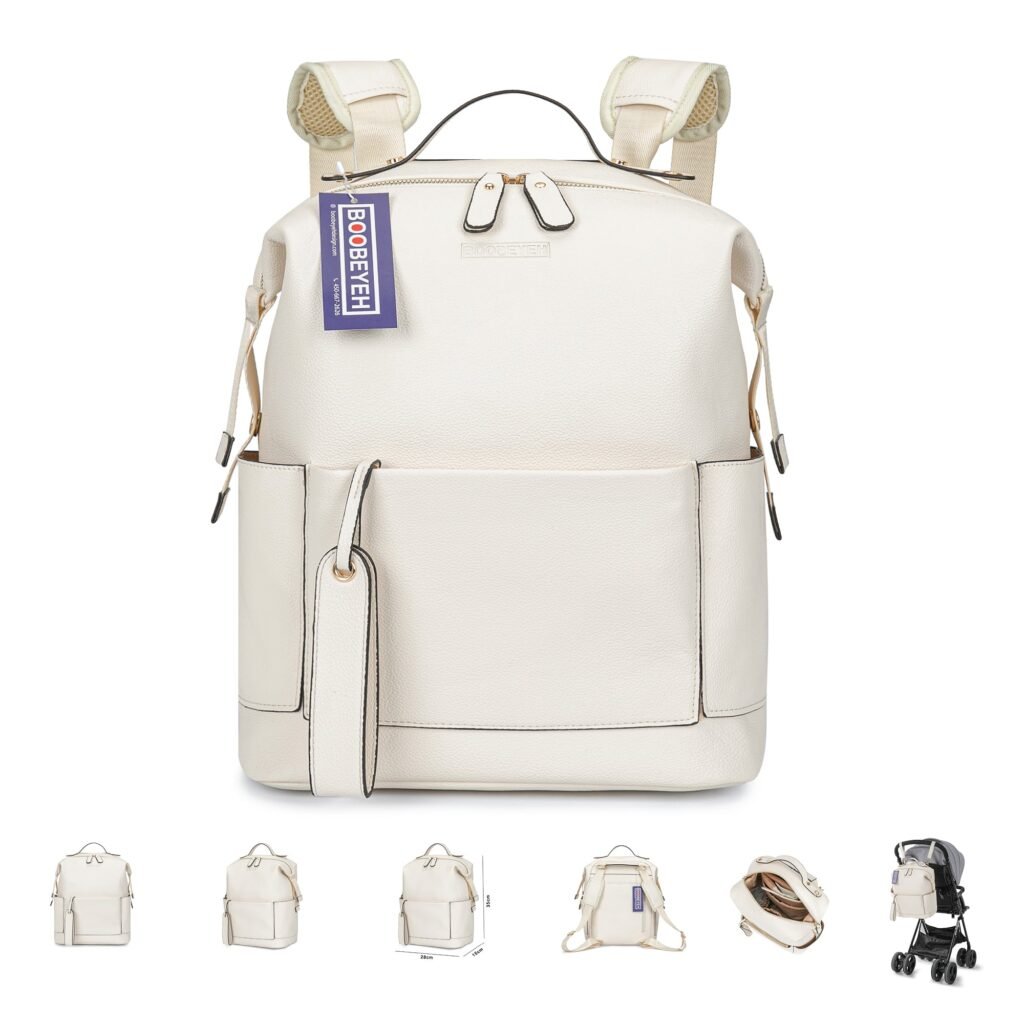 Luxtot elite stylish diaper bag beige for babies