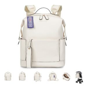 Luxtot elite stylish diaper bag beige for babies