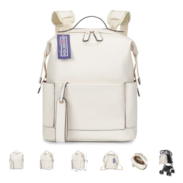 Luxtot elite stylish diaper bag beige for babies - Image 2