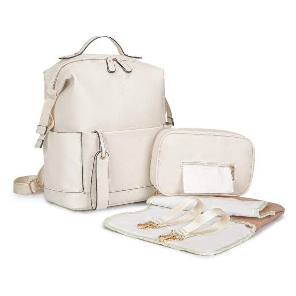 Luxtot elite stylish diaper bag beige for babies