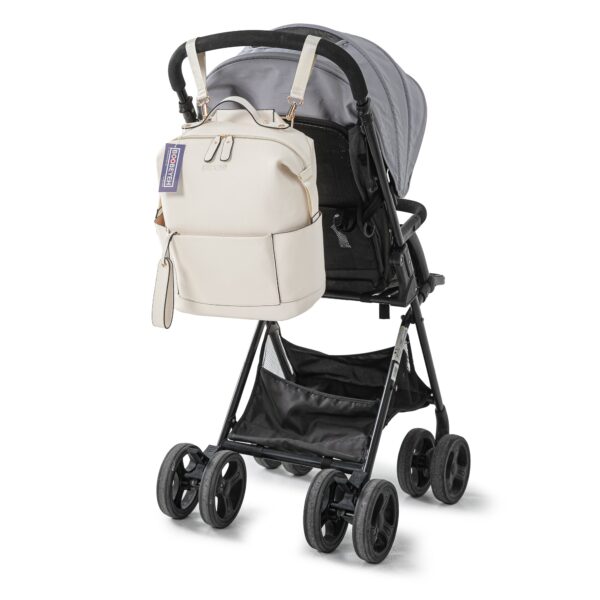 Luxtot elite stylish diaper bag beige for babies - Image 9