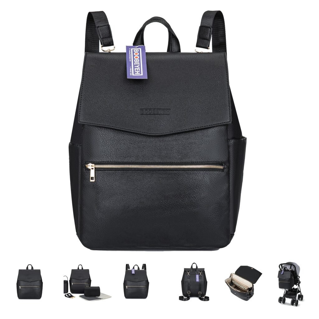 Luxtot elite stylish diaper bag black for babies