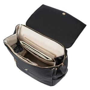 Luxtot elite stylish diaper bag black for babies