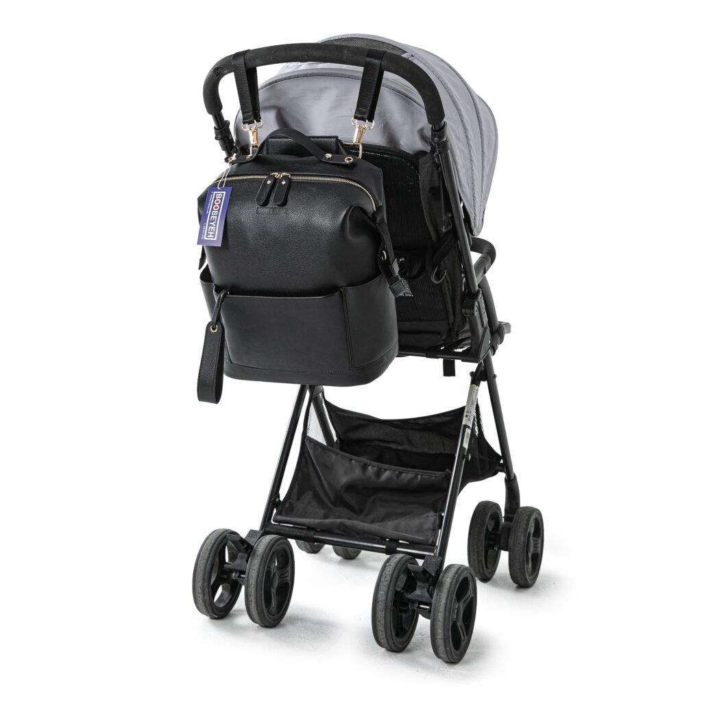 Diaperbag-Black8 Luxtot elite stylish diaper bag - black baby bag