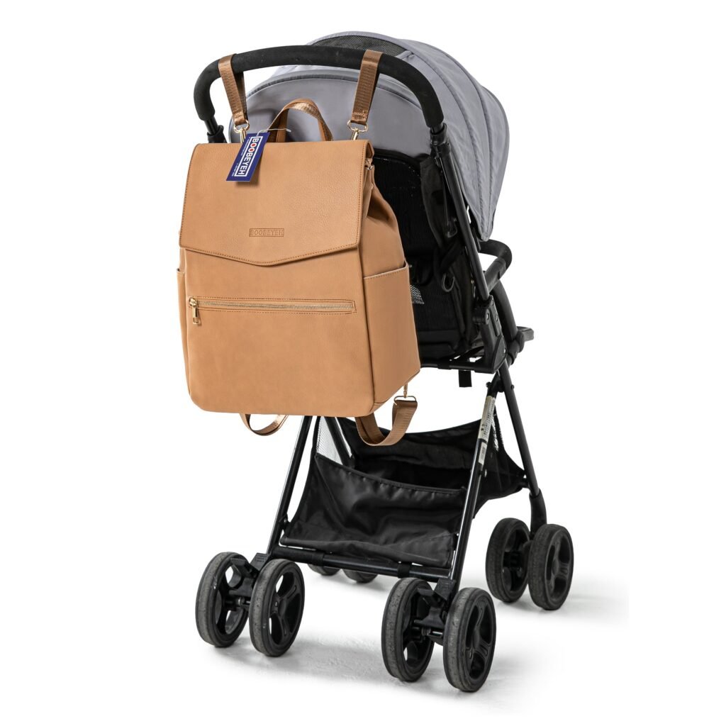 Luxtot elite stylish diaper bag - lite brown baby bag