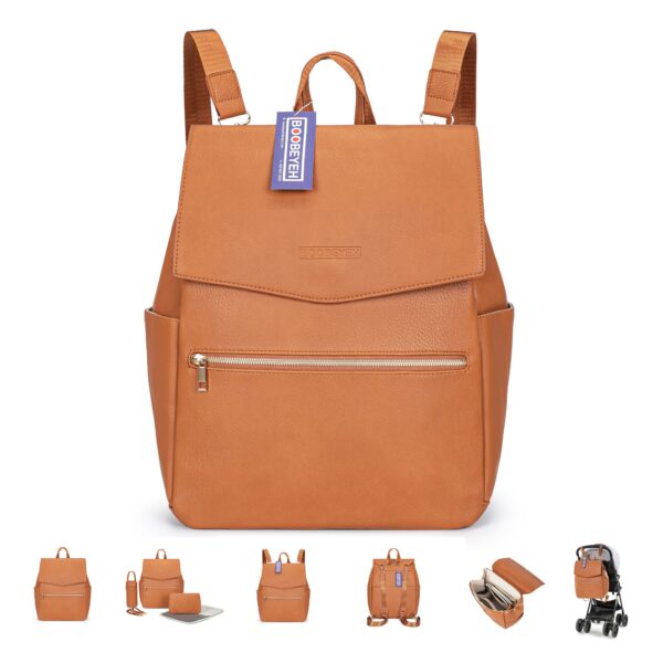Luxtot Élite stylish diaper bag taupe for babies - Image 2