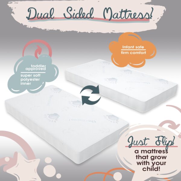 Boobeyeh thermo cool baby crib mattress - cooling, breathable, for infants - Image 4