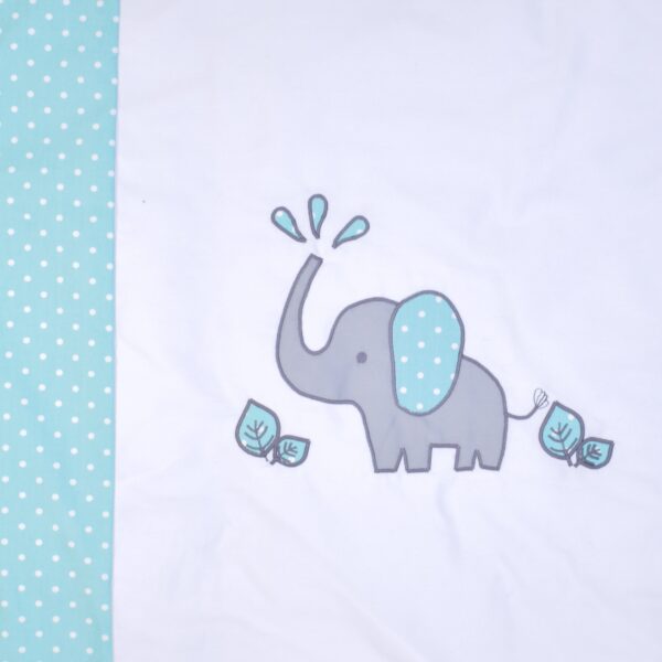 Boobeyeh 7-piece elephant polka dot baby bedding set - cozy nursery essentials - Image 14