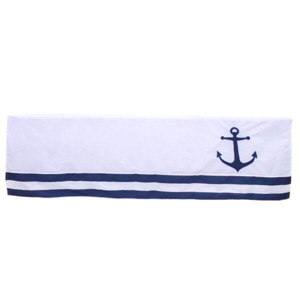 Arrow white and blue baby boy bedding set - cozy nursery essentials - Image 15