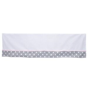Boobeyeh baby bedding set - 7-piece Canadian cotton with polka dot and fox design in pink