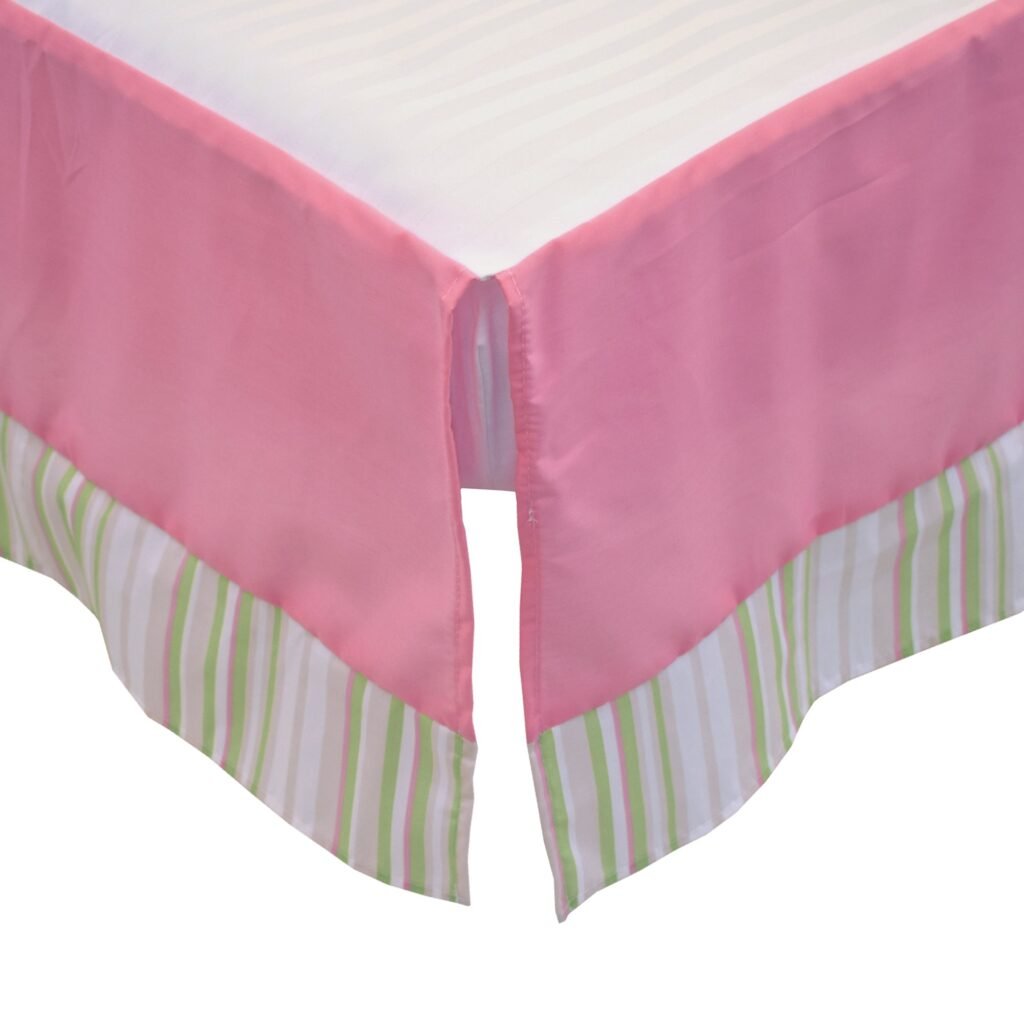 Boobeyeh 5-piece baby bedding set - pink butterfly design for a charming nursery