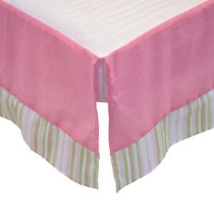 Boobeyeh 5-piece baby bedding set - pink butterfly design for a charming nursery