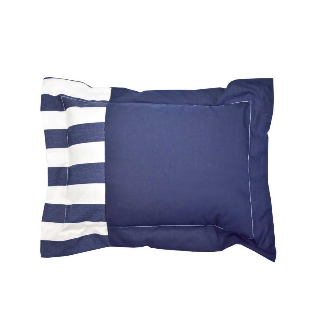 Arrow white and blue baby boy bedding set - cozy nursery essentials