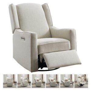 Electric nursery glider chair luxglide 106-beige