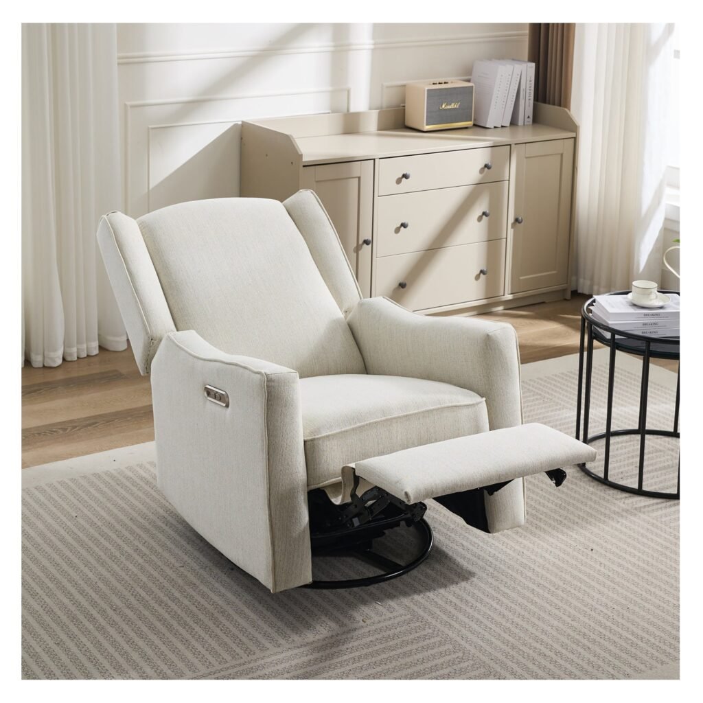 Electric nursery glider chair luxglide 106-beige