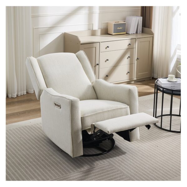 Electric nursery glider chair luxglide 106-beige - Image 9