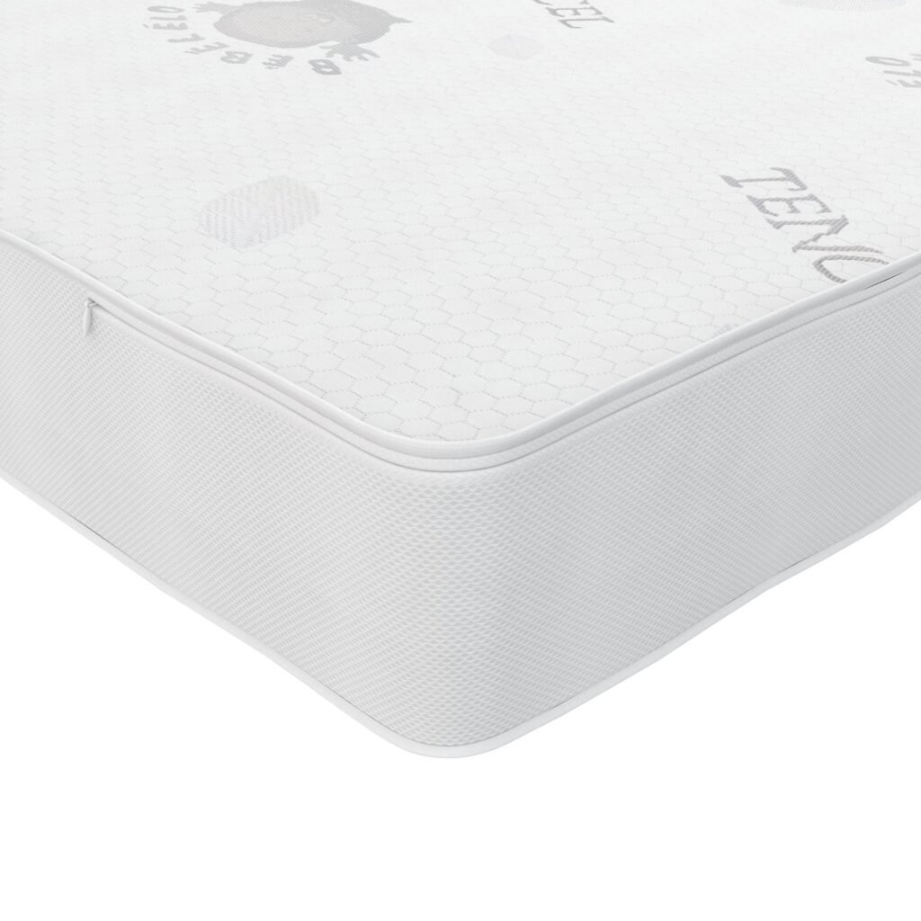 Boobeyeh baby crib mattress - dual-layer, safe, breathable, for infants & toddlers