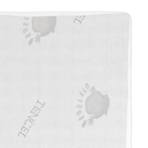 Boobeyeh tencel crib mattress cover - waterproof, breathable, for infants