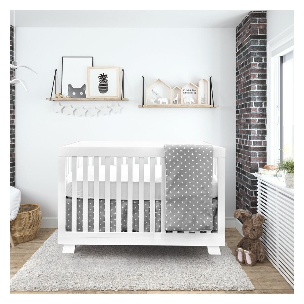 Bebelelo Nursery Crib Bedding Set for Boys and Girls - Baby Bedding 4 Pieces Set