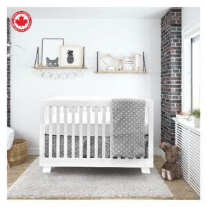 Bebelelo Nursery Crib Bedding Set for Boys and Girls - Baby Bedding 4 Pieces Set