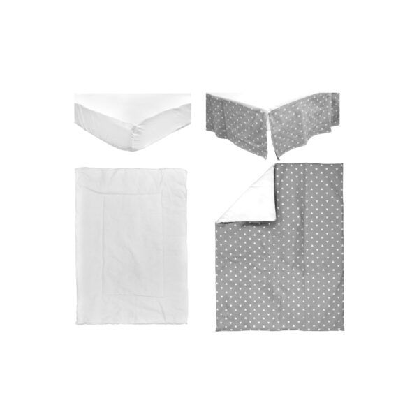Bebelelo Nursery Crib Bedding Set for Boys and Girls - Baby Bedding 4 Pieces Set - Image 8