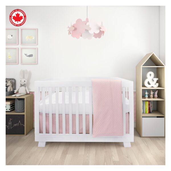 Bebelelo Nursery Crib Bedding Set for Boys and Girls - Baby Bedding 4 Pieces Set - Image 5