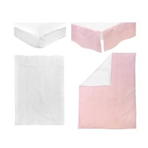 Bebelelo Nursery Crib Bedding Set for Boys and Girls - Baby Bedding 4 Pieces Set