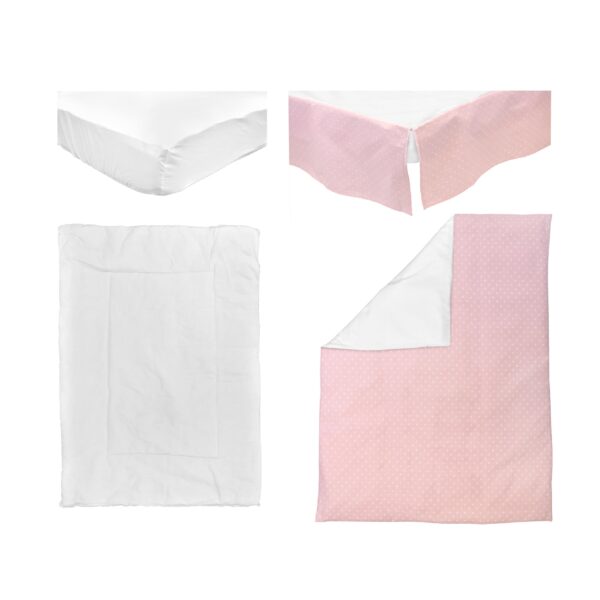 Bebelelo Nursery Crib Bedding Set for Boys and Girls - Baby Bedding 4 Pieces Set - Image 11